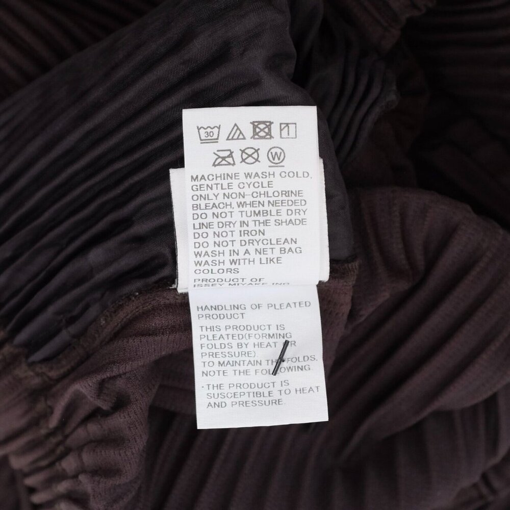 Issey Miyake Homme Plisse 2 / Medium shorts cropped pants matte black w/pockets - Picture 10 of 11